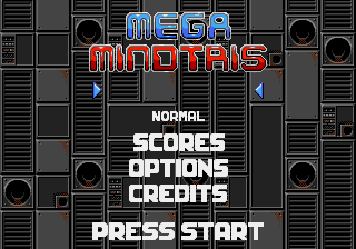 Mega Mindtris Title Screen
